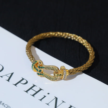 [Topon Jewelry]FORCE 10 GOLD GREEN DIAMOND PAVED