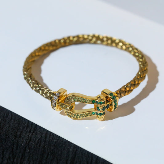 [Topon]FORCE 10 GOLD GREEN DIAMOND PAVED