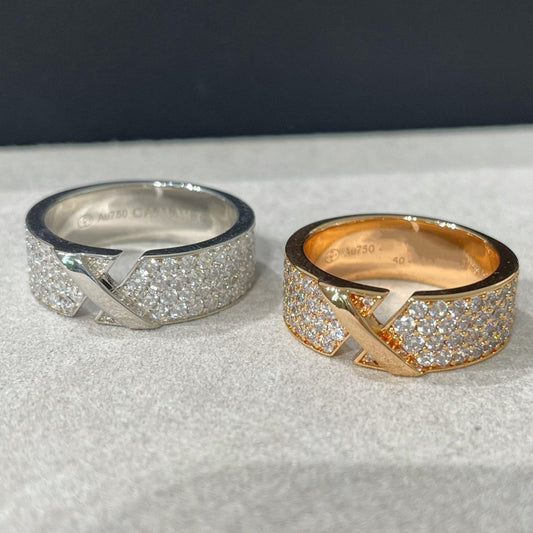 [Topon]LIENS EVIDENCE  DIAMOND PAVED RING