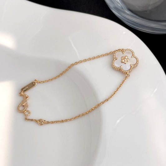 [Topon Jewelry]LUCKY SPRING ROSE GOLD MOP BRACELET