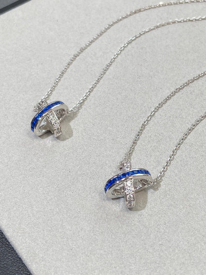 [Topon Jewelry]LIENS DIAMOND SILVER NECKLACE