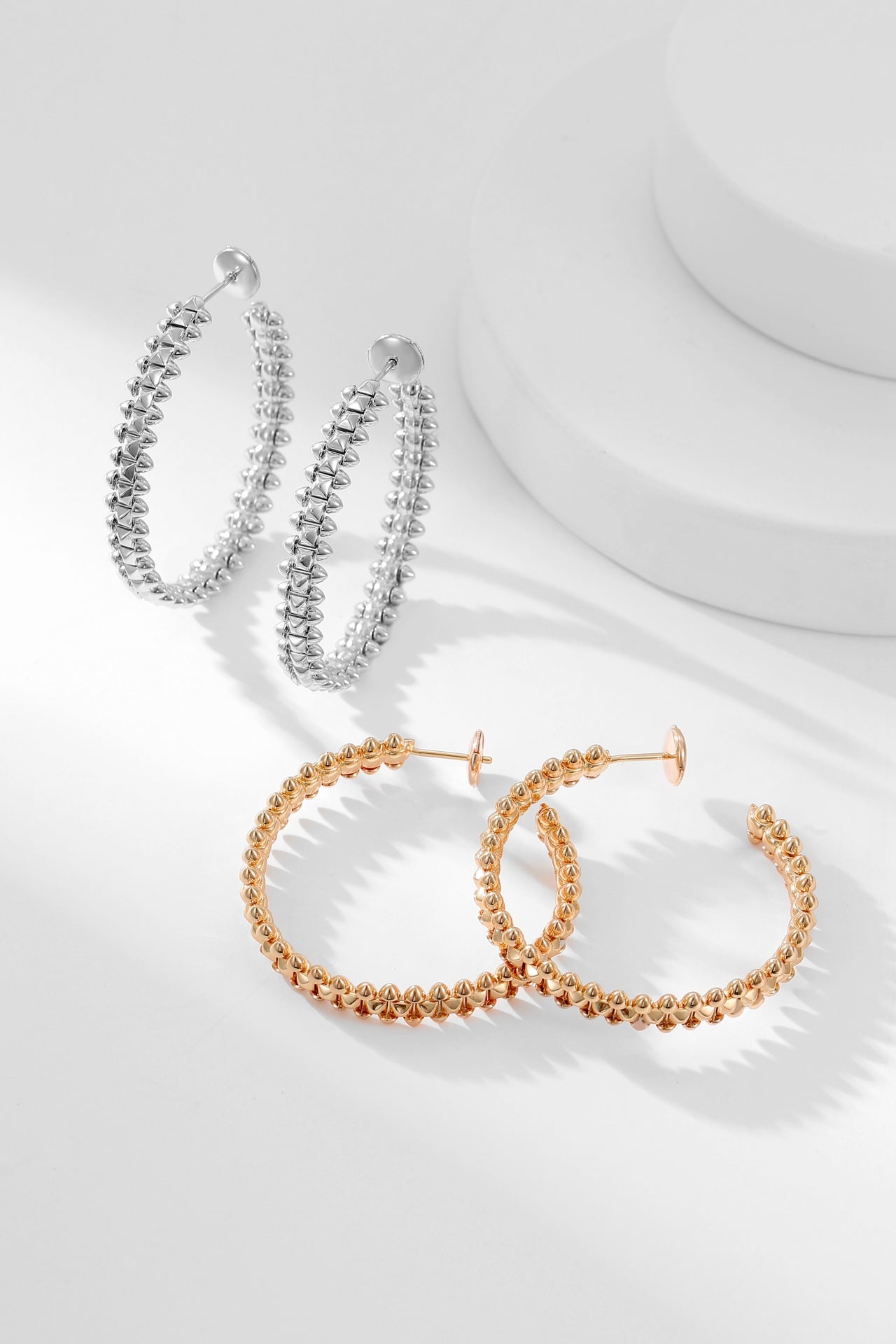 [Topon Jewelry]CLASH HOOP EARRINGS