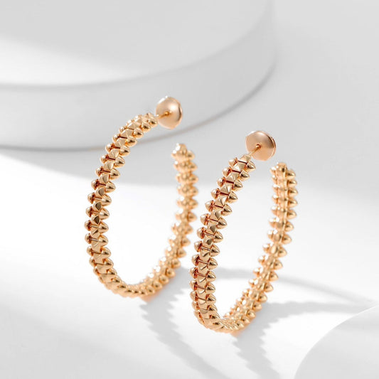 [Topon Jewelry]CLASH HOOP EARRINGS