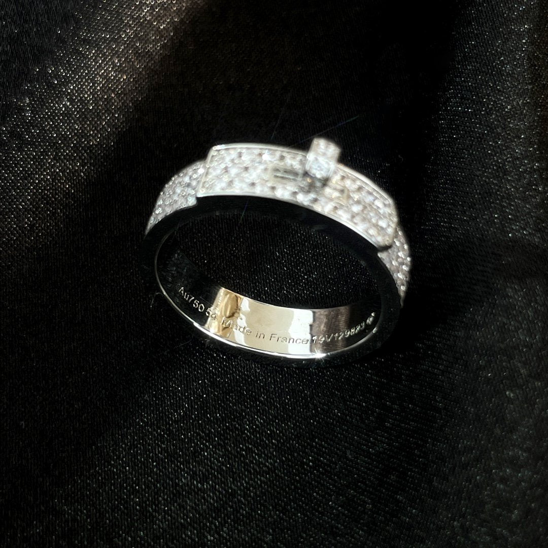 [Topon Jewelry]KELLY SILVER DIAMOND RING