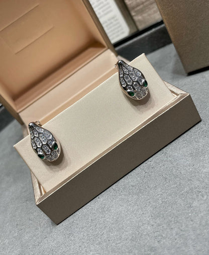 [Topon Jewelry]SERPENT DIAMOND STUD EARRINGS