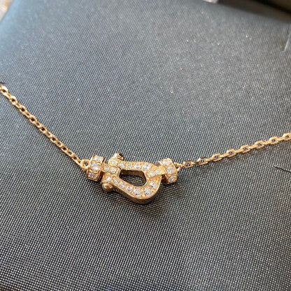 [Topon Jewelry]FORCE 10 DIAMOND PINK GOLD NECKLACE MINI MODEL