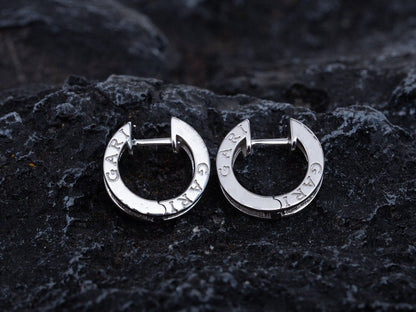 [Topon Jewelry]ZERO 1 MINI SILVER DIAMOND EARRINGS