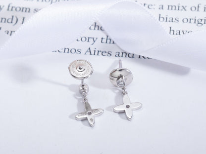 [Topon Jewelry]VIDYLLE SILVER DIAMOND MINI DROP EARRINGS