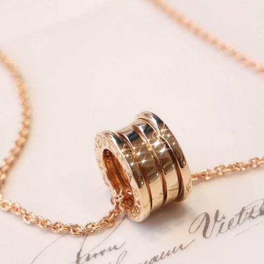 [Topon Jewelry]ZERO 1 PINK GOLD NECKLACE