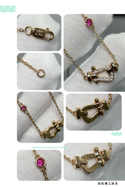 [Topon Jewelry]FORCE 10 DIAMOND PINK GOLD NECKLACE