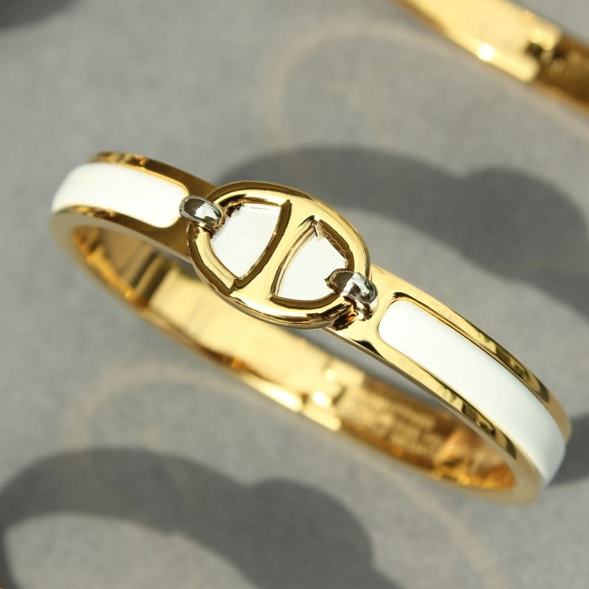 [Topon Jewelry]CLIC CHAINE GOLD BRACELET