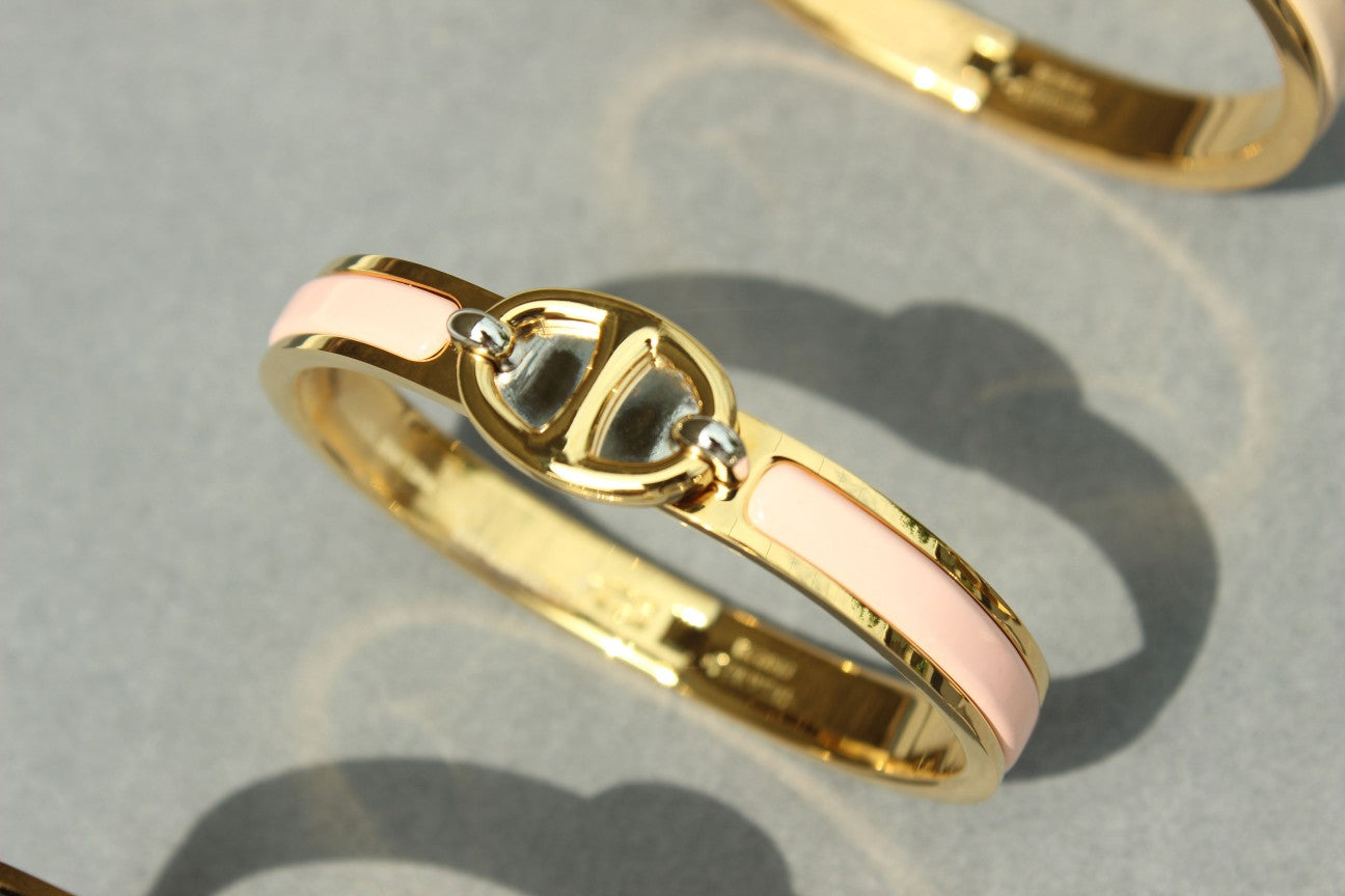 [Topon Jewelry]CLIC CHAINE GOLD BRACELET