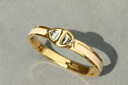 [Topon Jewelry]CLIC CHAINE GOLD BRACELET