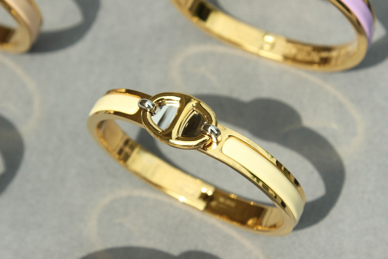 [Topon Jewelry]CLIC CHAINE GOLD BRACELET