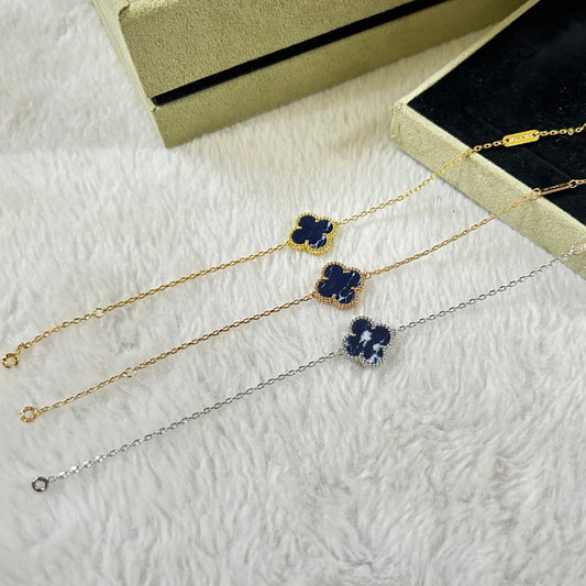 [Topon]CLOVER 1 MOTIF PIETERSITE BRACELET