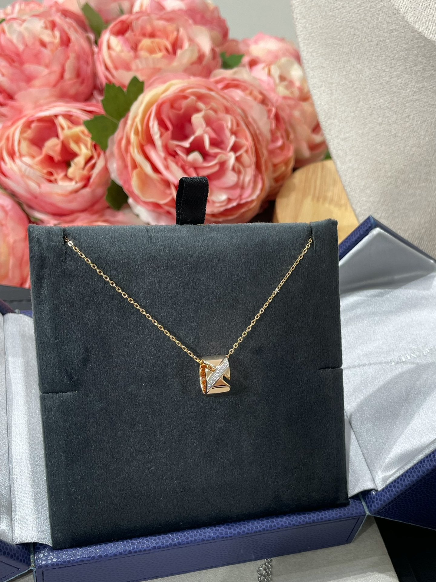 [Topon Jewelry]LIENS EVIDENCE DIAMOND NECKLACE