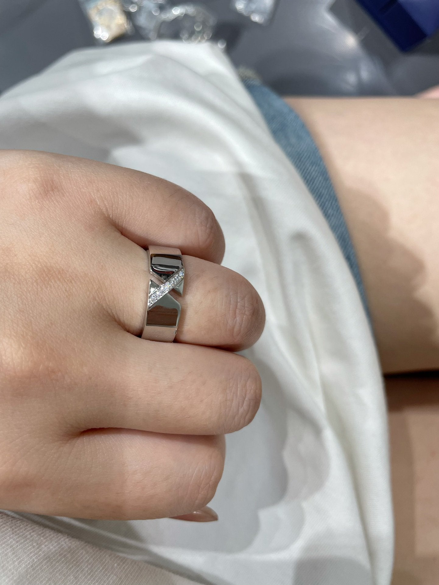 [Topon Jewelry]LIENS EVIDENCE DIAOMOND RING