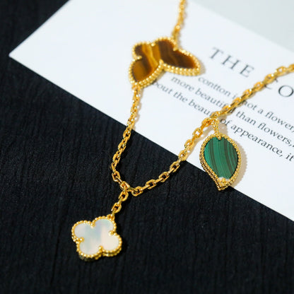 [Topon Jewelry]LUCKY SPRING 5 MOTIF GOLD BRACELET