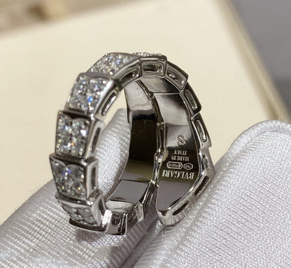 [Topon Jewelry]SERPENTI RING SILVER DIAMOND PAVED