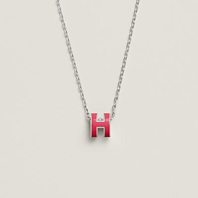 [Topon Jewelry]H NECKLACE PINK