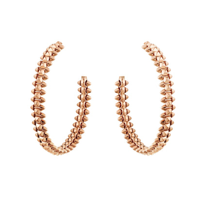 [Topon Jewelry]CLASH LARGE HOOP EARRINGS