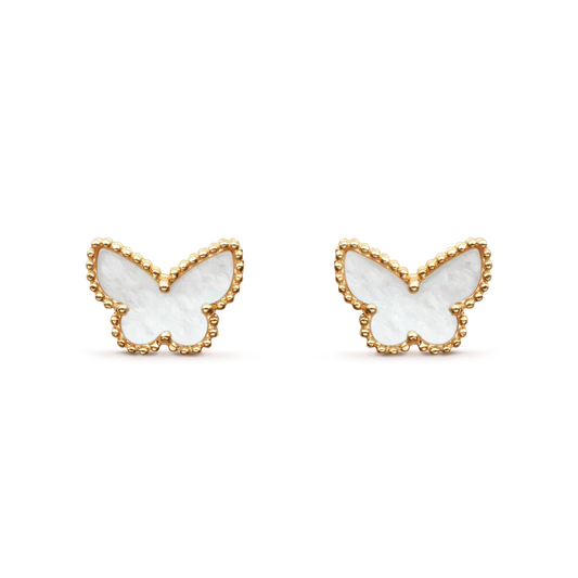 [Topon Jewelry]SWEET BUTTERFLY MOP EARSTUDS