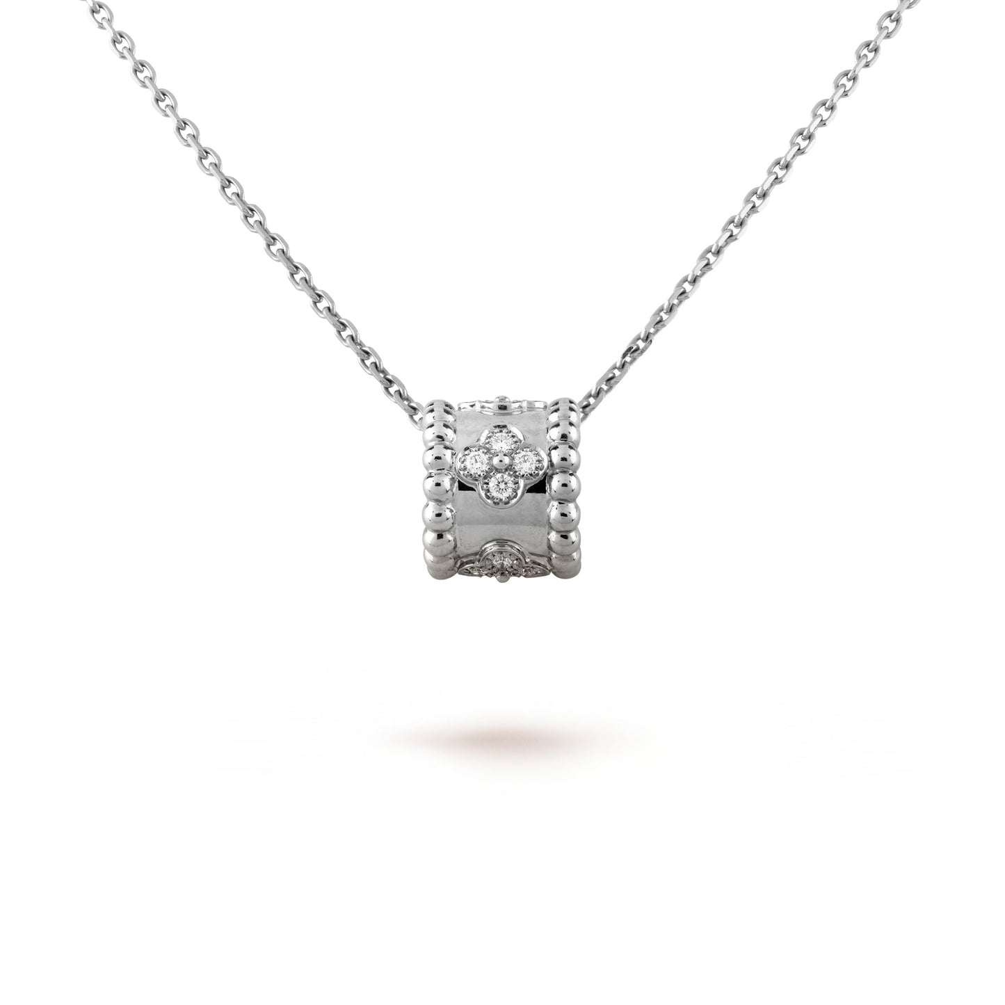 [Topon]PERLEE PEDANT SIVLER DIAMOND NECKLACE