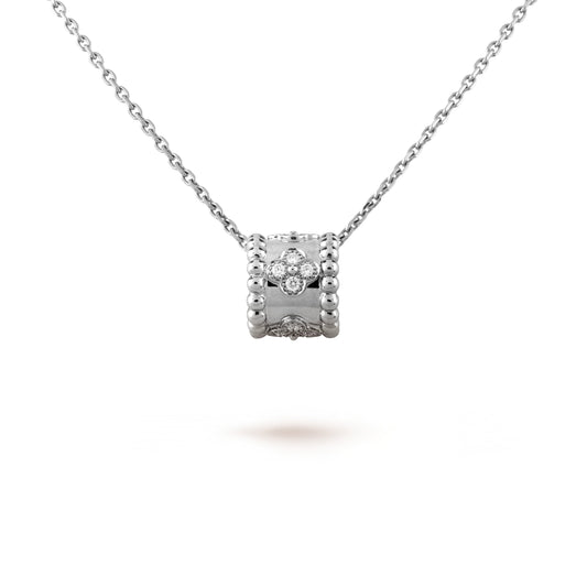 [Topon]PERLEE PEDANT SIVLER DIAMOND NECKLACE