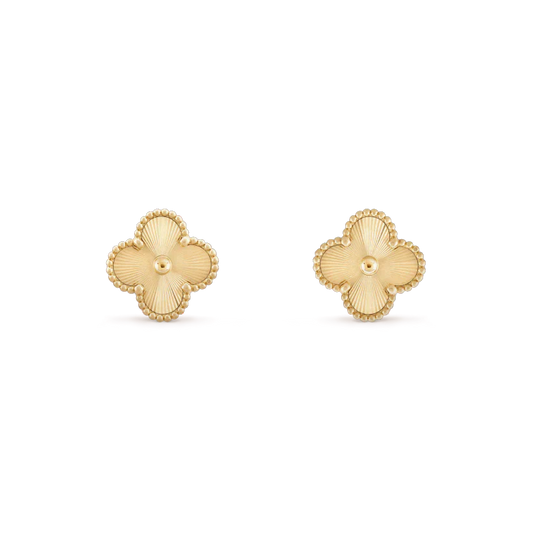 [Topon]CLOVER MINI 9.5MM LASER EARRINGS