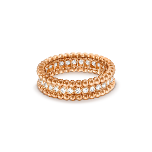 [Topon Jewelry]PERLEE DIAMOND ROSE GOLD RING