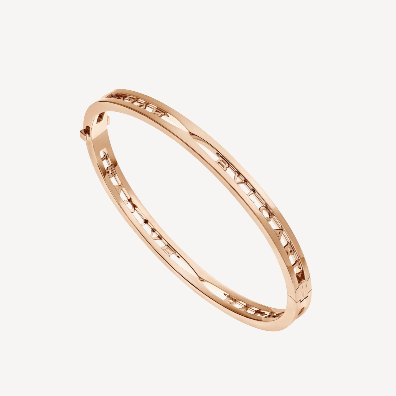 [Topon Jewelry]ZERO 1 SPIRAL LOGO PINK GOLD BRACELET