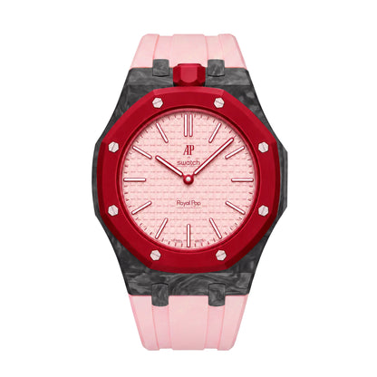Royal Oak Pop Exclusive Carbon‑fiber Case & Silicone Strap