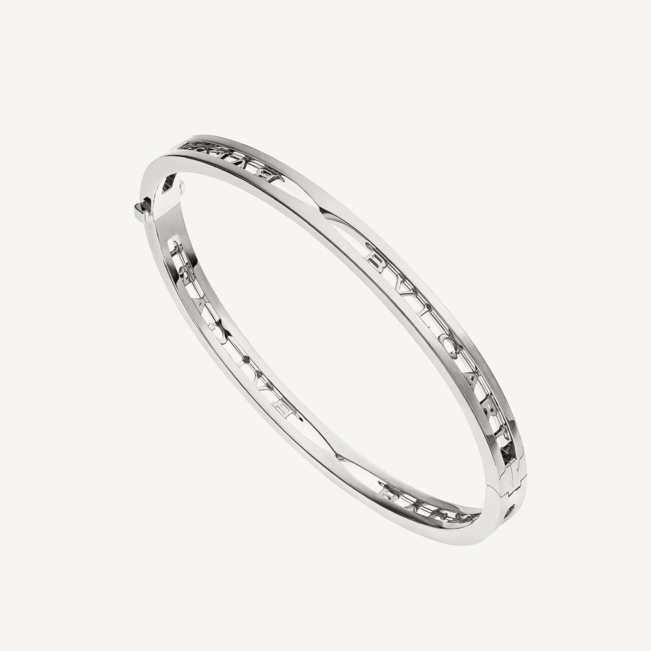 [Topon Jewelry]ZERO 1 SPIRAL LOGO SILVER BRACELET