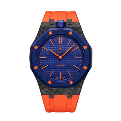 Royal Oak Pop Exclusive Carbon‑fiber Case & Silicone Strap