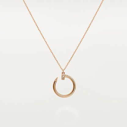 [Topon Jewelry]JUSTE NECKLACE PINK GOLD