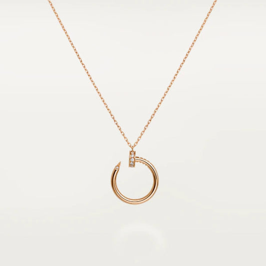 [Topon Jewelry]JUSTE NECKLACE PINK GOLD