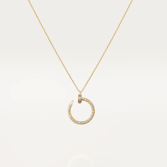 [Topon]JUSTE NECKLACE GOLD DIAMONDS