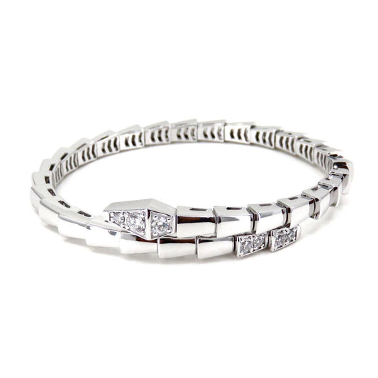 [Topon Jewelry]SERPENTI BRACELET DIAMONDS SILVER