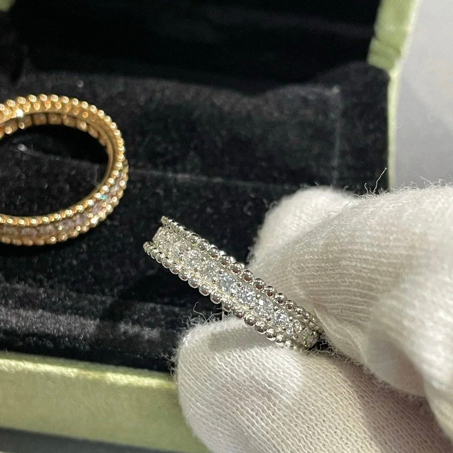 [Topon Jewelry]PERLEE DIAMOND ROSE GOLD RING