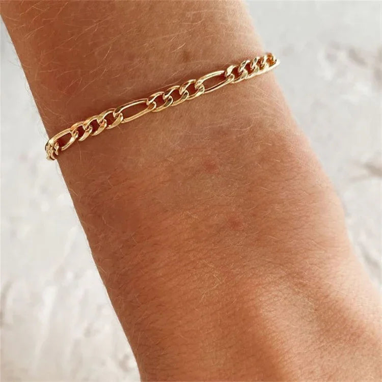 [Topon]Saturn Gold Chain Bracelet