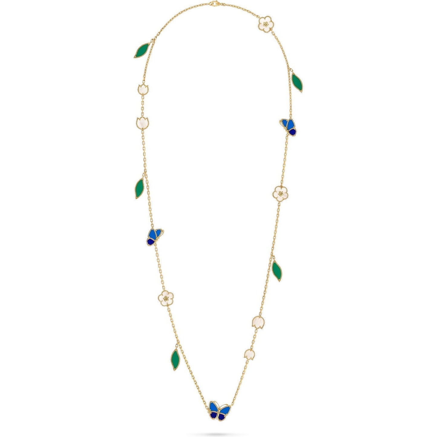 [Topon]LUCKY SPRING BUTTERFLY 15 FLOWER NECKLACE