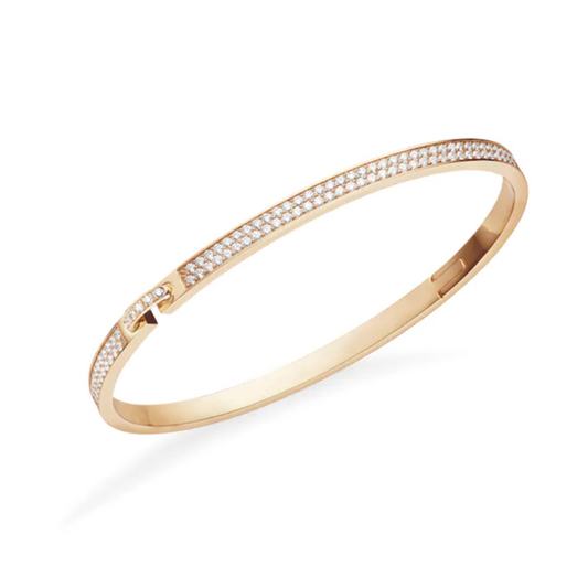 [Topon Jewelry]LIENS VIDENCE DIAMOND PAVED BRACELET