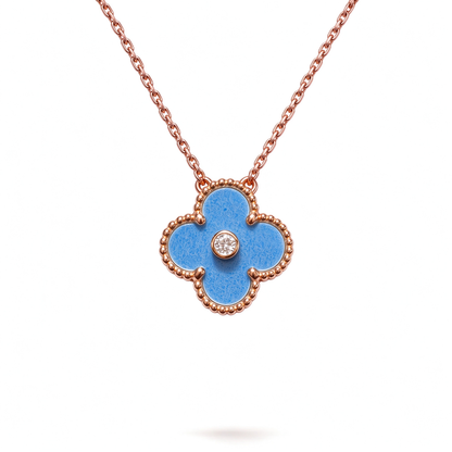 [TOPON] 2026 CLOVER 15MM CHRISTMAS LIMITED EDITION SINGLE FLOWER NECKLACE