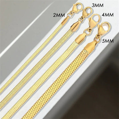 [Topon]Vida Gold Herringbone Bracelet