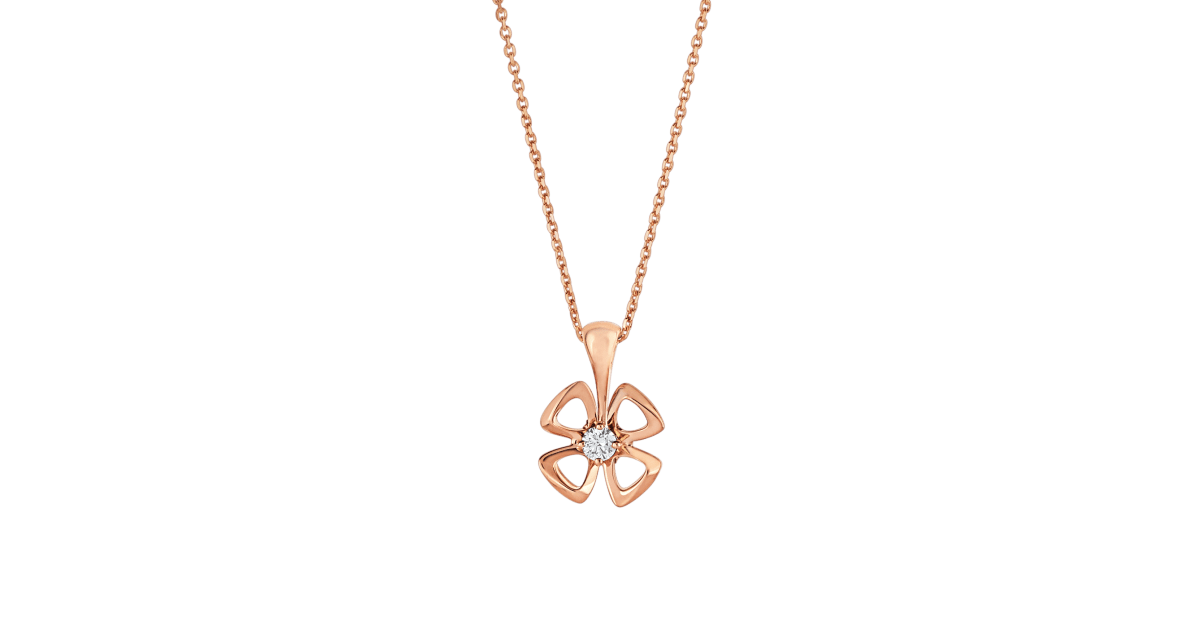 [Topon Jewelry]FIOREVER NECKLACE DIAMOND CENTER