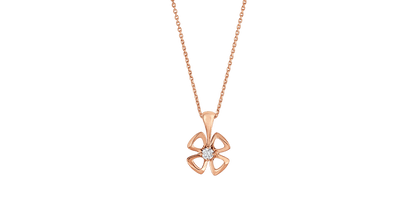 [Topon Jewelry]FIOREVER NECKLACE DIAMOND CENTER