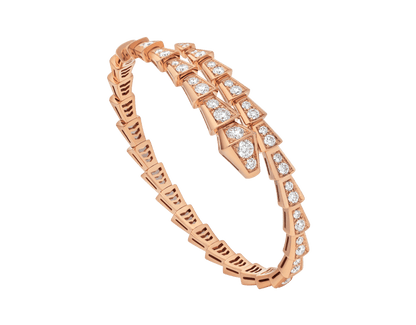 [Topon Jewelry]SERPENTI BRACELET 6.8MM PINK GOLD DIAMOND