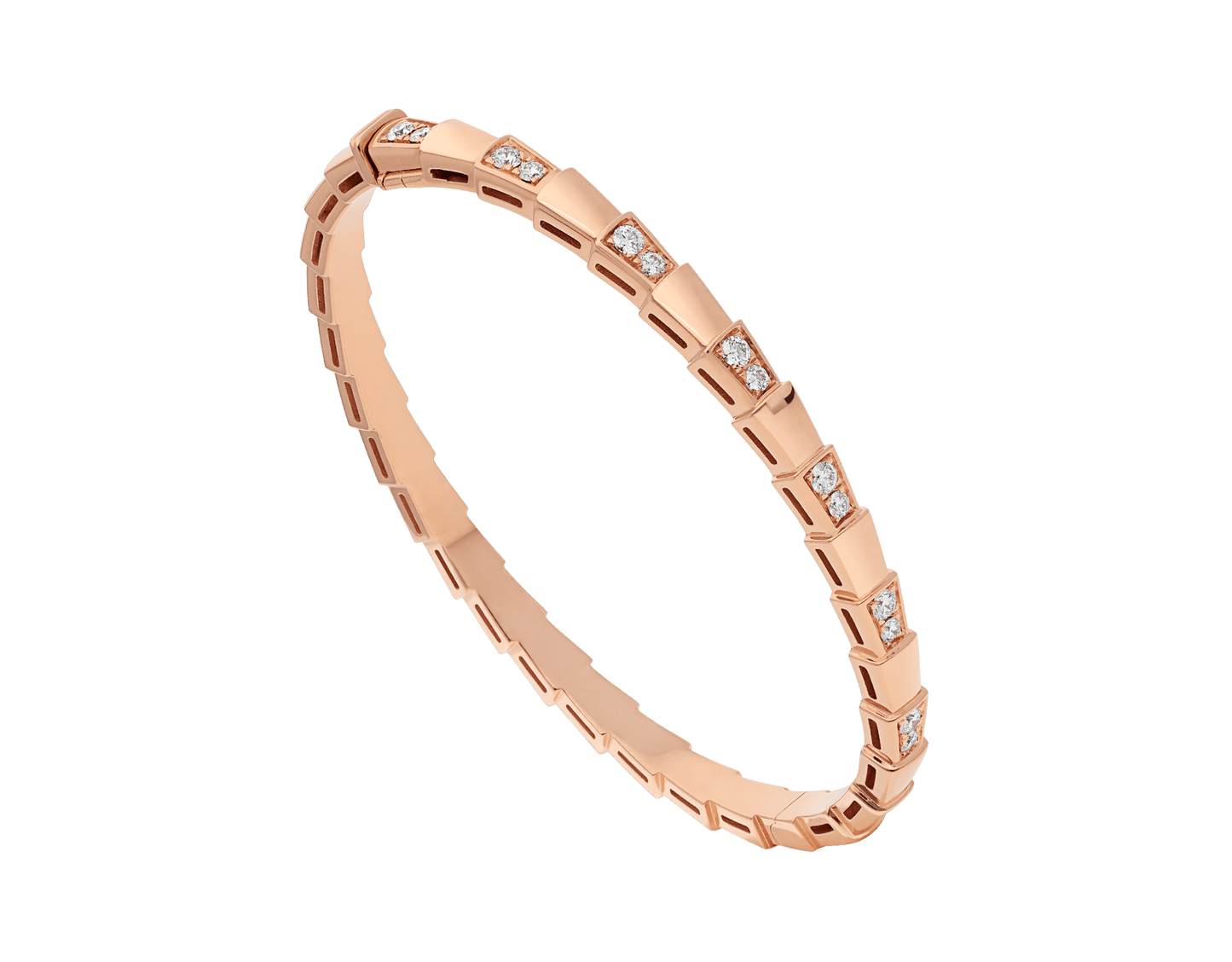 [Topon Jewelry]SERPENTI SMALL BRACELET PINK GOLD DIAMOND