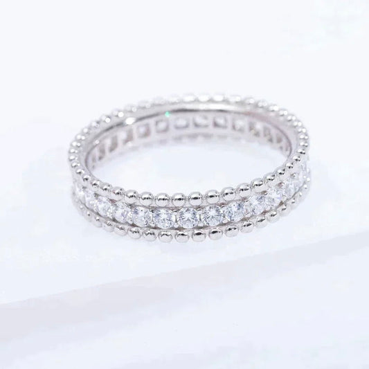 [Topon Jewelry]PERLEE DIAMOND SILVER RING