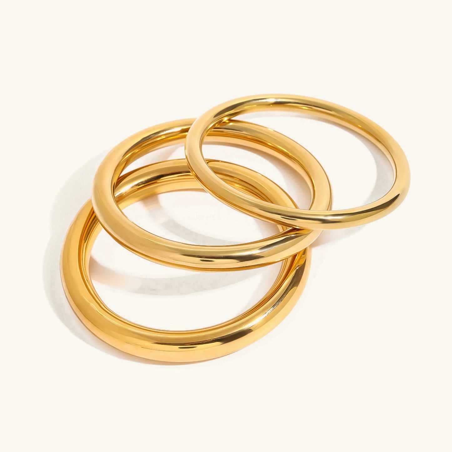 [Topon]Lina Smooth Gold Bangle